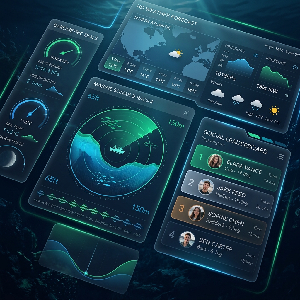 Fisherly Smart Logbook and Digital Telemetry Graphic